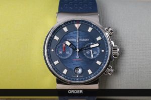 Đồng hồ Ulysse Nardin Maxi Marine Blue Seal Chronograph LE 353-68LE-3 (lướt)