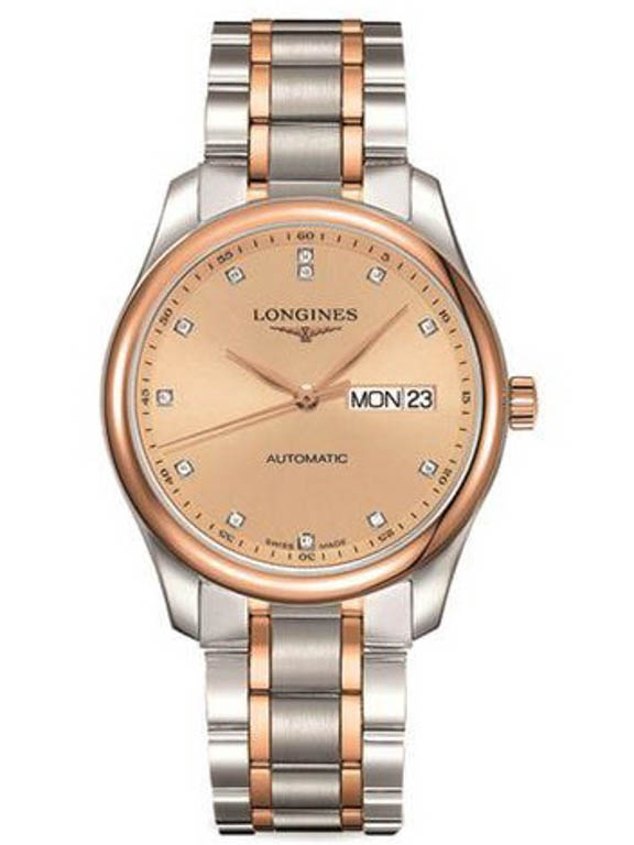 Đồng hồ Longines Master L2.755.5.99.7 L27555997 kim cương Day-Date - New & Lướt