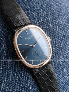 Đồng hồ Patek Philippe Golden Ellipse White Gold Blue Dial 3978