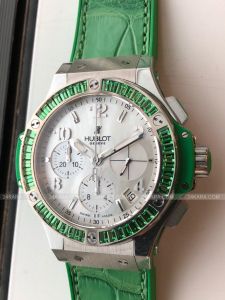 Đồng hồ Hublot Big Bang Tutti Frutti Chronograph Green Steel MoP 341.SG.6010.LR.1922