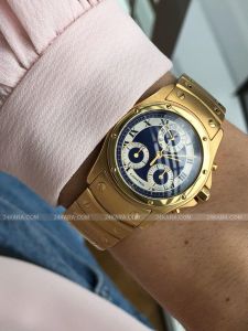 Đồng hồ Cartier Santos Ronde Chronograph. 18ct Gold. Limited Edition 1530