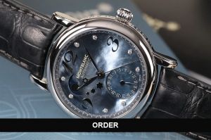 Đồng hồ Montblanc Meisterstuck Heritage Moonphase MoP Diamond Dial 7109 - 103112 (lướt)