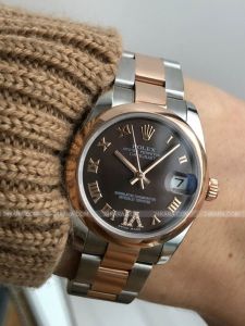 Đồng hồ Rolex Datejust Lady 31 Chrocolate Steel/18k Rose Gold Dia 31 - M178241