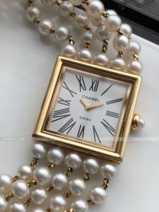 Đồng hồ Chanel Mademoiselle Pearl & Yellow Gold MH 38490 