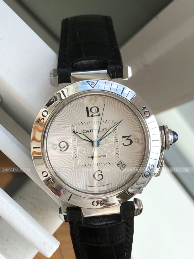 ng h Cartier Pasha Automatik 38mm Ref.2378 Stahl Box