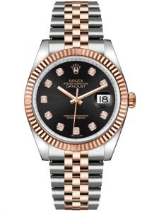 Đồng hồ Rolex Datejust 36 M116231-0056 116231-0056 Mặt đen cọc số kim cương - Lướt