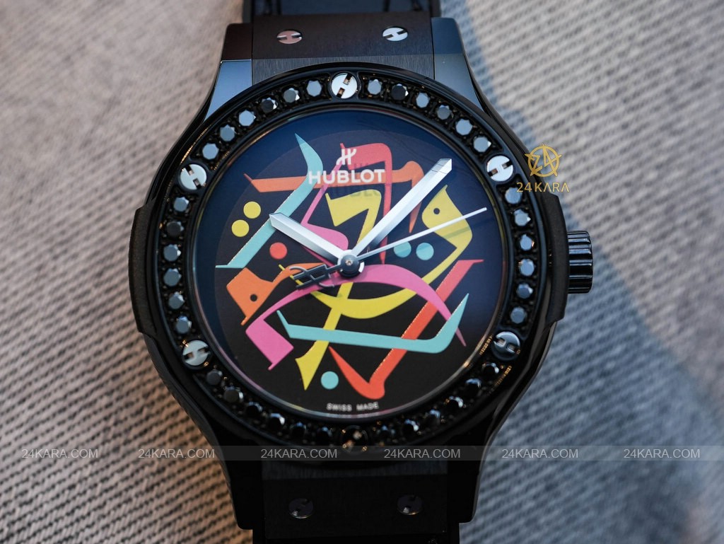 hublot-classic-fusion-black-magic-dubai-watch-week-seddiqi-x-calligraphy-artist-wissam-shawkat-7