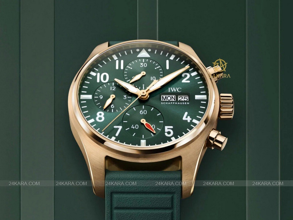 iwc-pilots-watch-chronograph-41-rose-gold-green-dial-iw388110-1