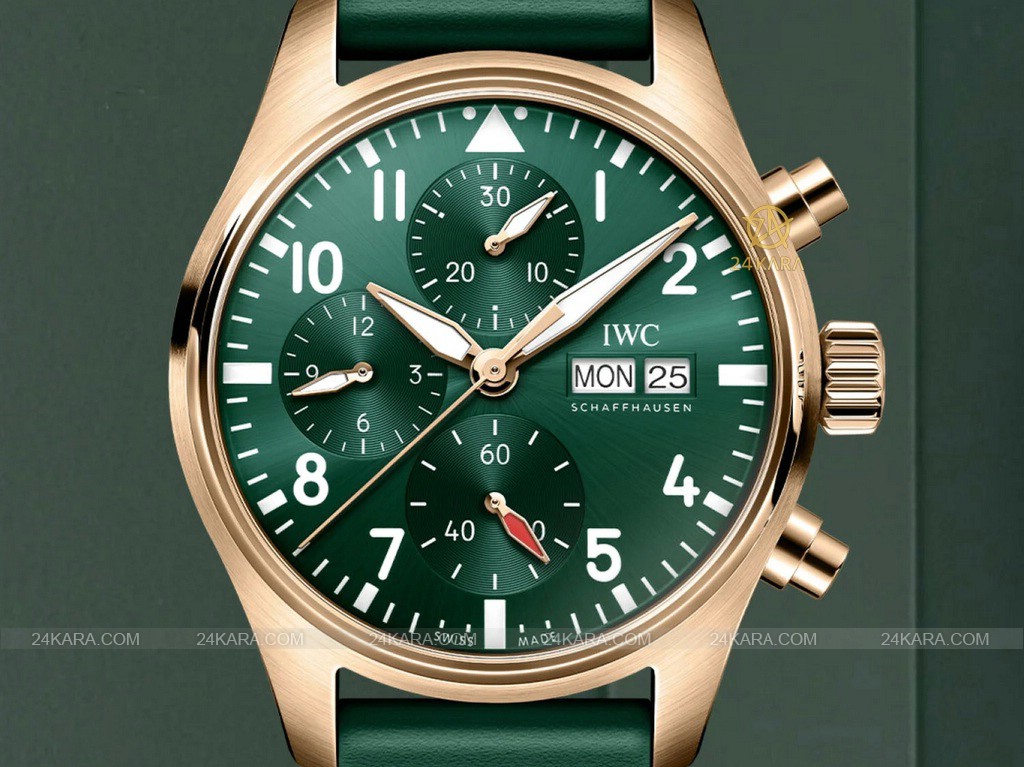 iwc-pilots-watch-chronograph-41-rose-gold-green-dial-iw388110-2