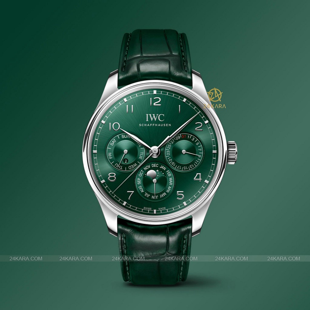 iwc-portugieser-perpetual-calendar-42-green-dial-steel-iw344207-2
