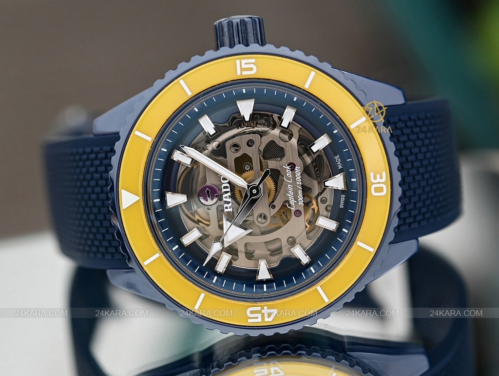 rado-captain-cook-high-tech-ceramic-skeleton-blue-ceramic-orange-and-yellow-bezel-2