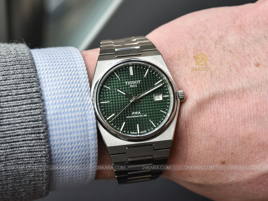 Đồng hồ Tissot PRX Powermatic 80 Green Dial .