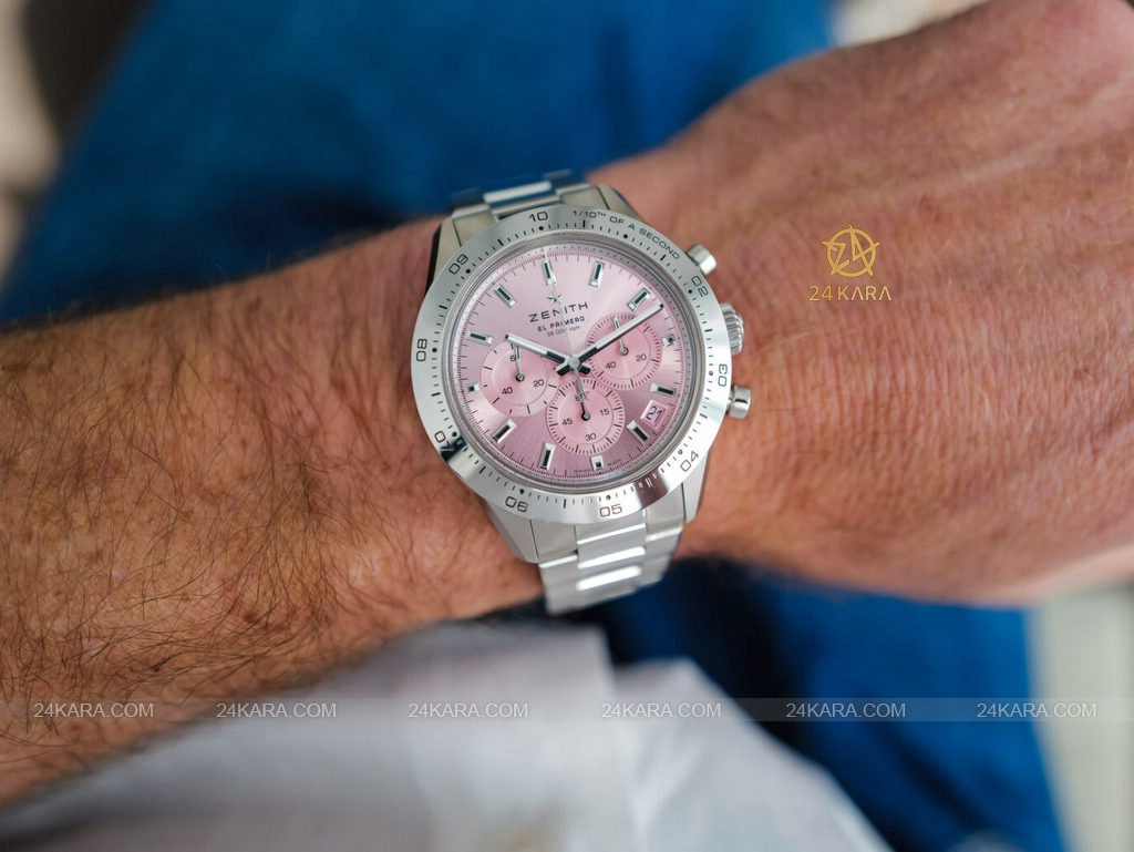 zenith-chronomaster-sport-pink-dial-steel-bezel-limited-edition-susan-g.-komen-breast-cancer-1