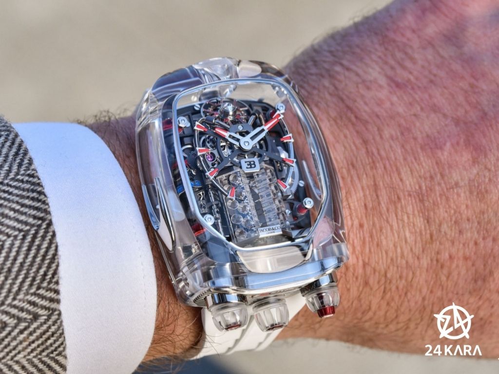 Jacob & Co. Bugatti Chiron Sapphire mới - Độc đáo, táo bạo như siêu xe W16