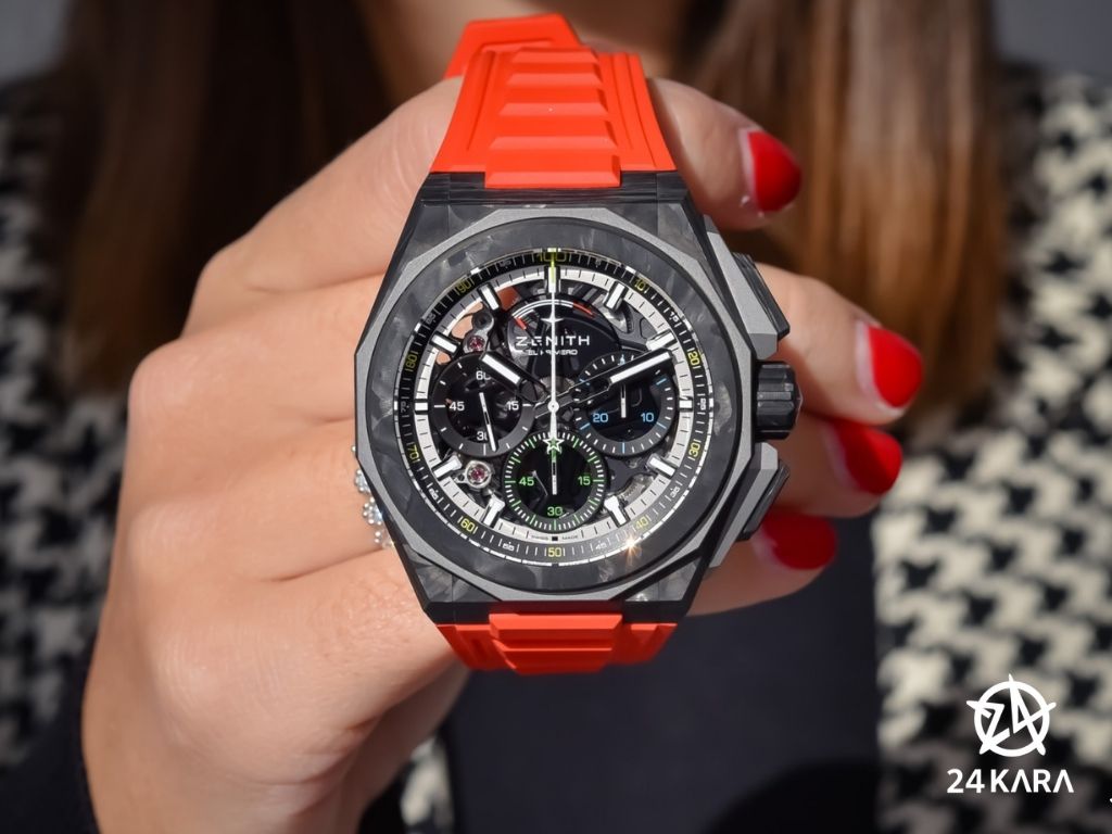 Khám phá vẻ đẹp táo bạo trong đồng hồ Zenith Defy Extreme Carbon Fibre 10.9100.9004/22.I200 mới