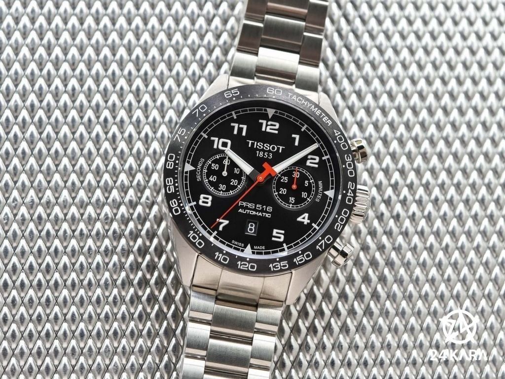 Khám phá Tissot PRS 516 Automatic Chronograph 2022 lấy cảm hứng từ xe đua với những cải tiến thú vị