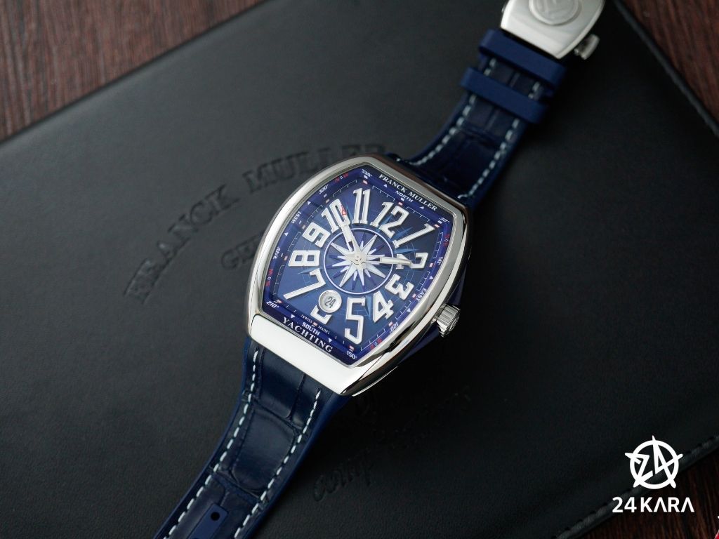 Review chi tiết đồng hồ Franck Muller Vanguard V 41 Sc Dt Yachting (Ac.Bl) V 41 SC DT YACHTING (ACBL)
