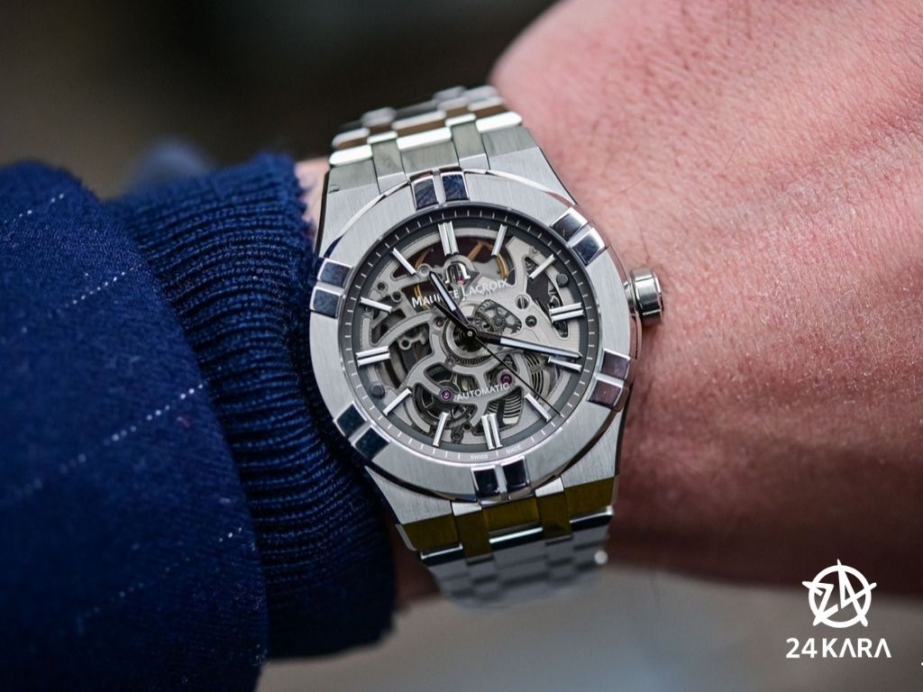 Giới thiệu đồng hồ Maurice Lacroix Aikon Skeleton 39mm AI6007-SS002-030-1 mới