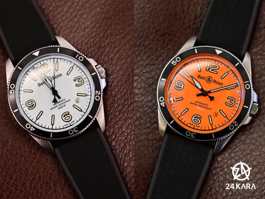 Giới thiệu các phiên bản đồng hồ Bell & Ross BR V2-92 Orange and Full Lum mới độc đáo!