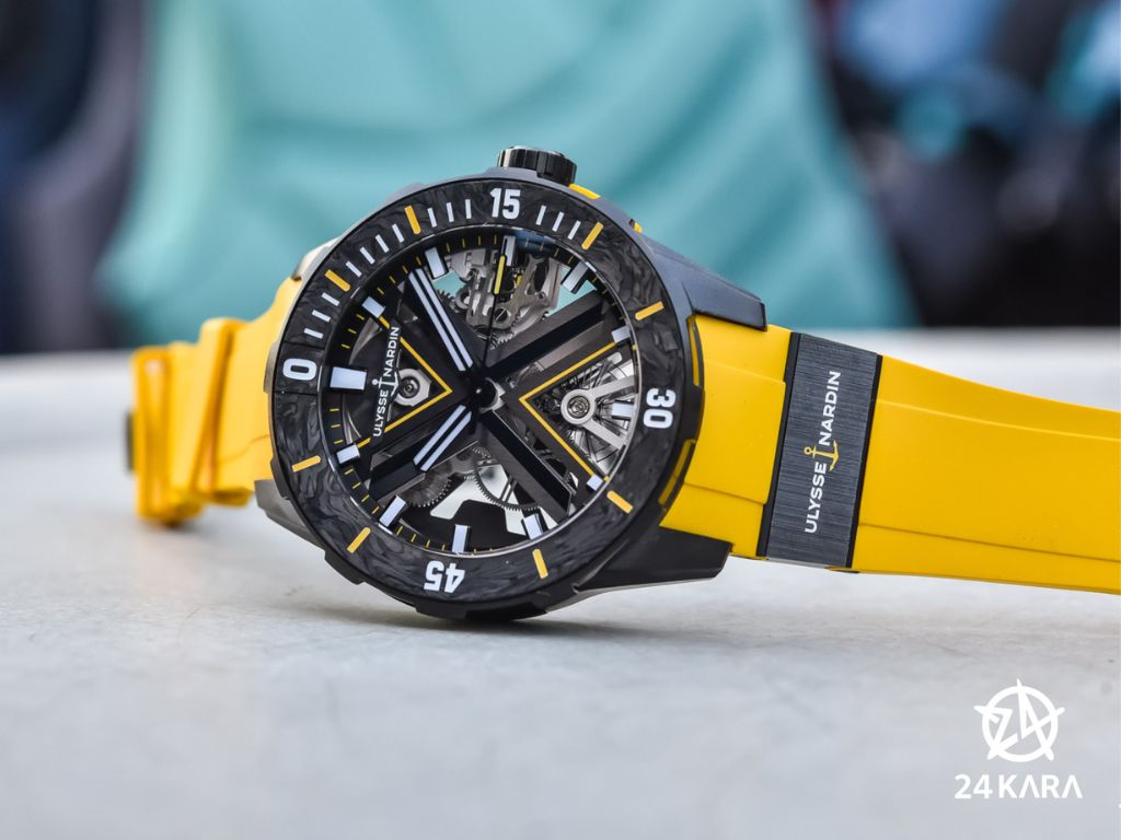 Ulysse Nardin Diver X Skeleton Black Carbonium X 3723-170LE-2A-BLACK/3B - Táo bạo, mạnh mẽ và thu hút!