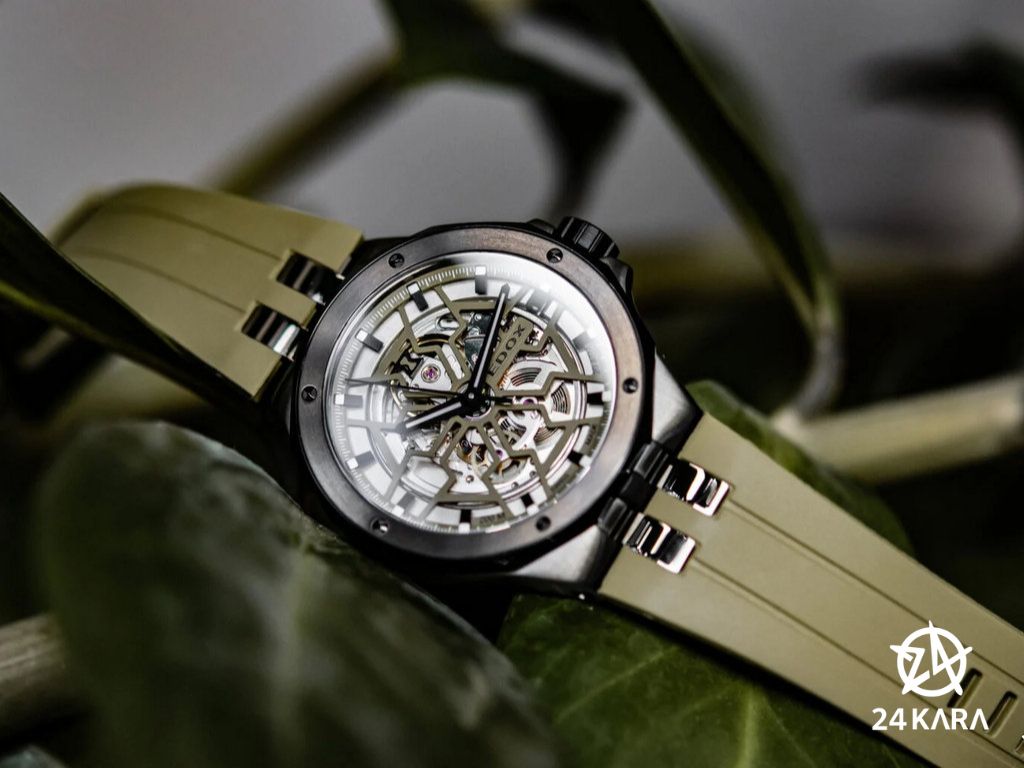 Giới thiệu đồng hồ Edox Delfin Mecano Automatic 85303 357GNCAV VONB mới