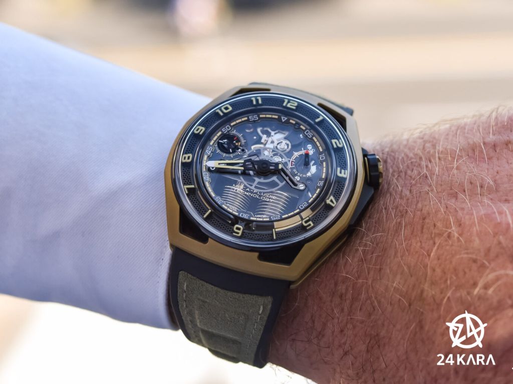 Giới thiệu đồng hồ HYT Hastroid Cosmic Hunter H02756-A phiên bản bằng đồng mới