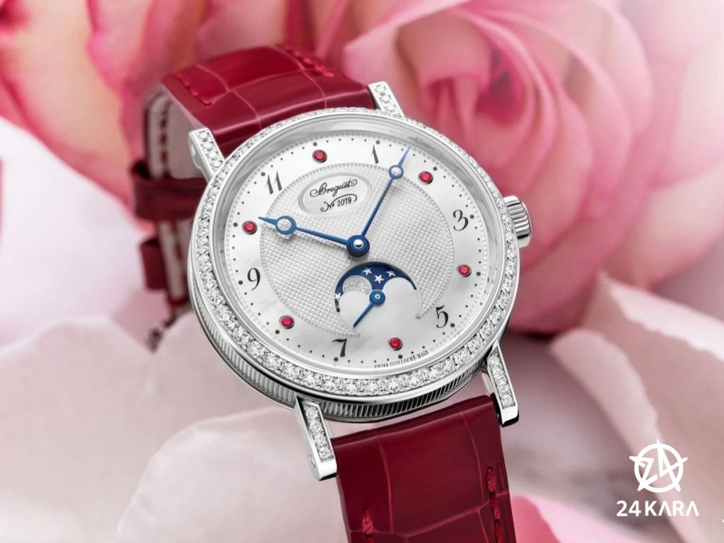 Giới thiệu đồng hồ Breguet Classique Phase de Lune 9085 9085BB/5R/964DD00 phiên bản dành cho ngày Valentine mới!