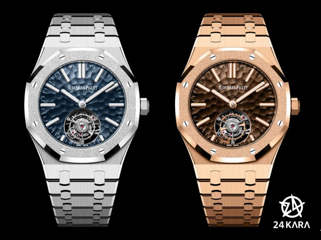Giới thiệu các mẫu đồng hồ Audemars Piguet Royal Oak Selfwinding Flying Tourbillon với mặt số lõm đặc biệt mới!