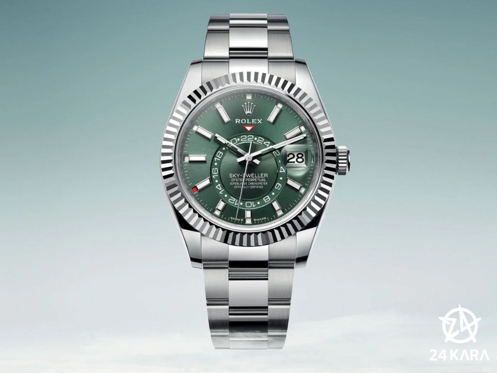 Giới thiệu các mẫu đồng hồ Rolex Sky-Dweller 2023 với mặt số mới và các cải tiến bên trong bộ máy hoạt động