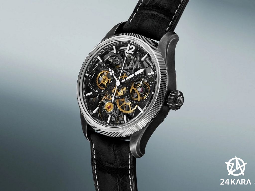 Giới thiệu đồng hồ Montblanc 1858 The Unveiled Secret Minerva Monopusher Chronograph 131155 mới