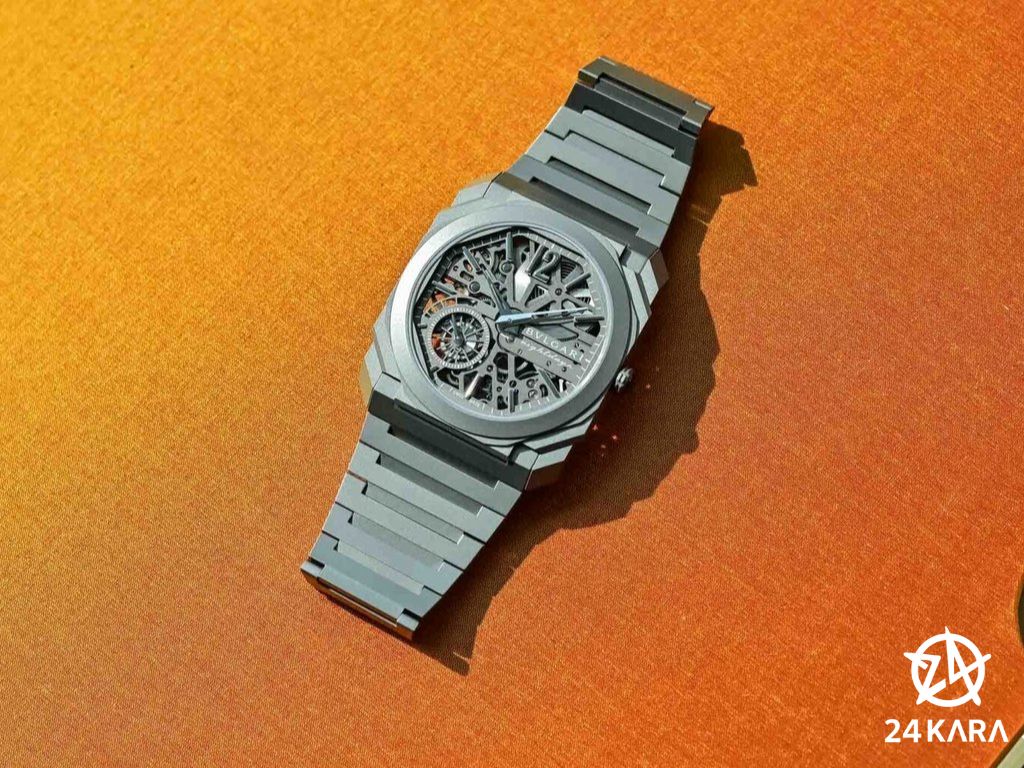 Giới thiệu đồng hồ Bulgari Octo Finissimo Skeleton 8 Days Titanium 103610 mới