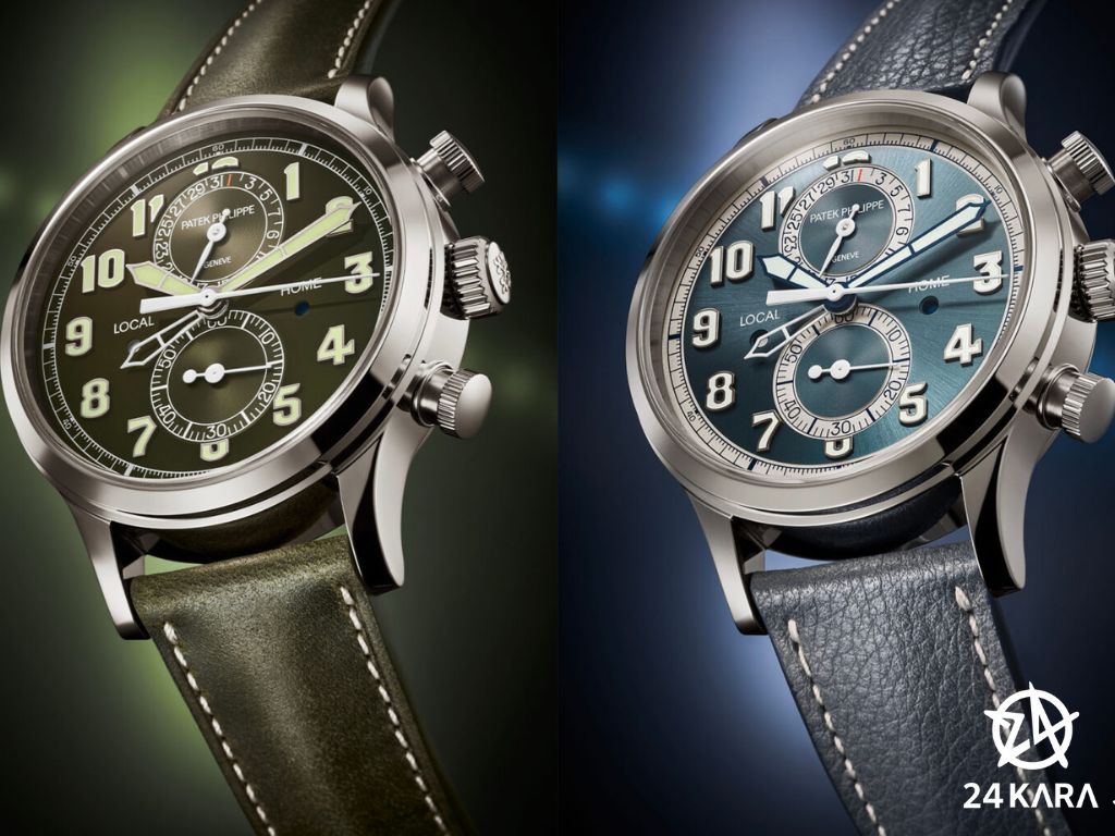 Giới thiệu đồng hồ Patek Philippe Calatrava Pilot Travel Time Chronograph 5924G mới
