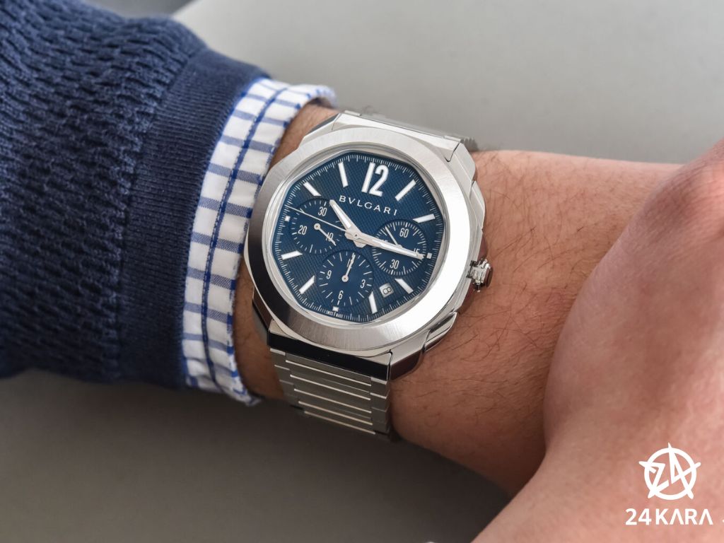 Giới thiệu bộ đôi đồng hồ Bulgari Octo Roma Chronograph mới