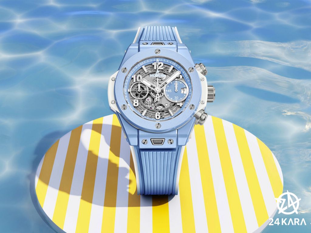 Khởi động mùa hè rực rỡ với đồng hồ Hublot Big Bang Unico Sky Blue 441.EX.5120.RX mới