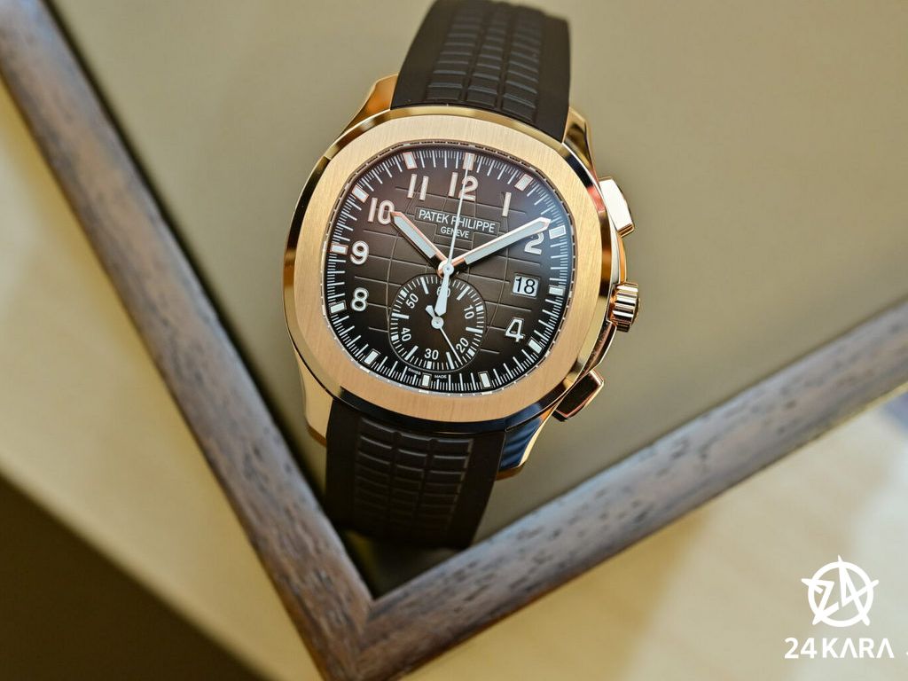 Giới thiệu đồng hồ Patek Philippe Aquanaut Chronograph 5968R-001 Gold-and-Brown mới