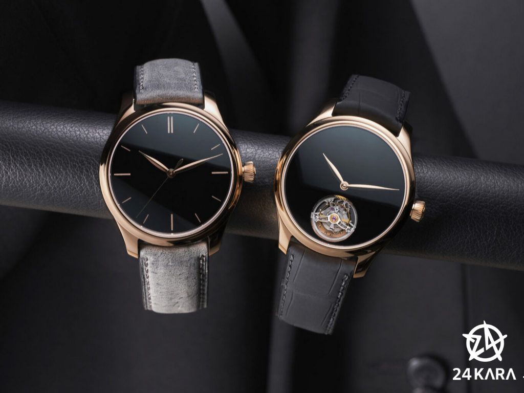 Giới thiệu 2 mẫu đồng hồ H. Moser & Cie. Endeavour Tourbillon Concept và Center Seconds Vantablack & Red Gold mới