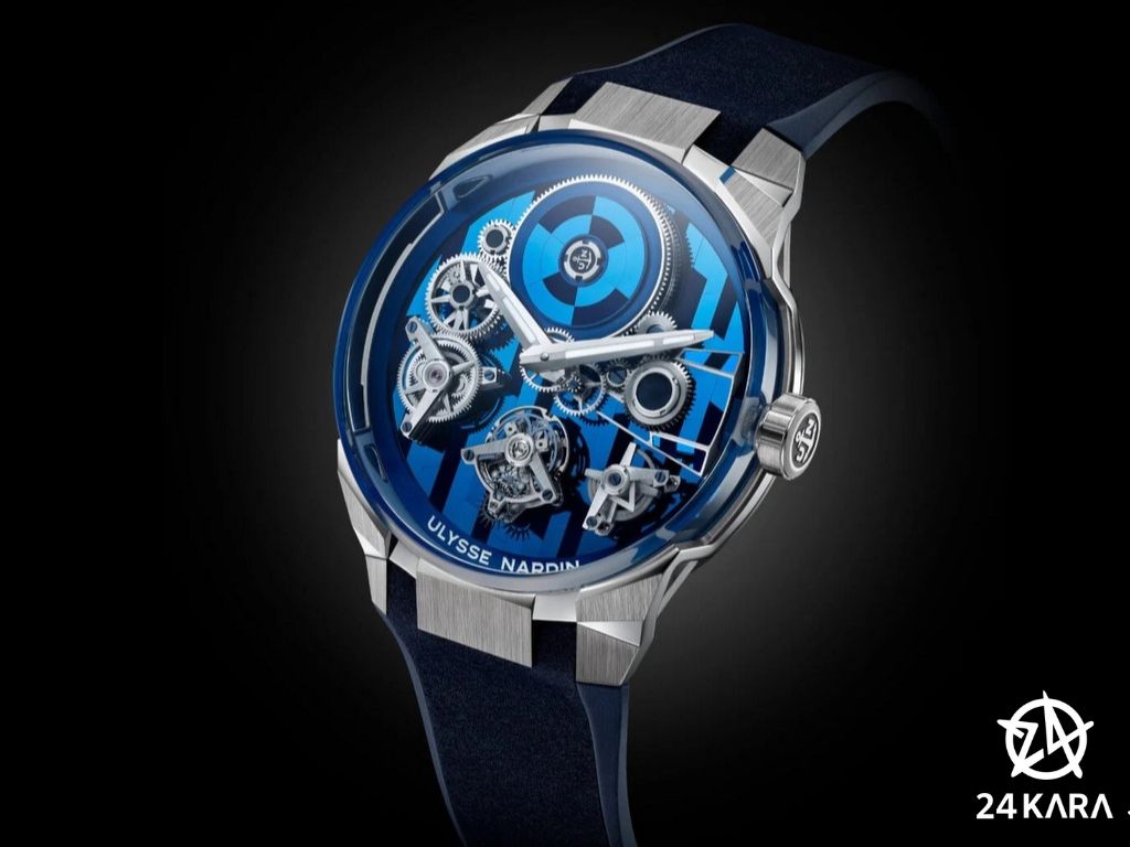Giới thiệu đồng hồ Ulysse Nardin Blast Free Wheel Marquetry 1760-401-3A/3A mới