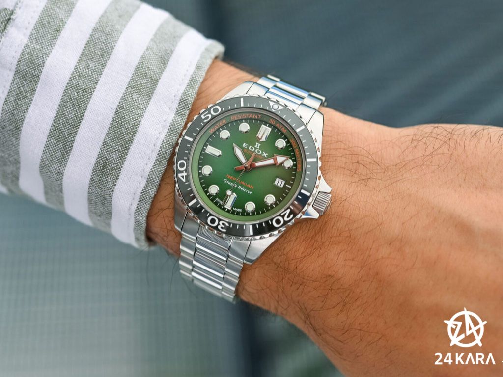Khám phá các mẫu đồng hồ lặn mạnh mẽ Edox Neptunian Grande Réserve mới