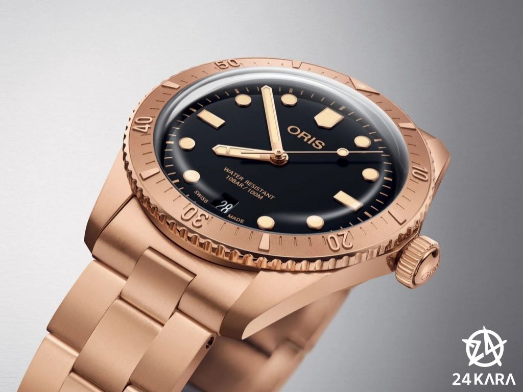 Khám phá bộ đôi đồng hồ Oris Divers Sixty-Five Date Cotton Candy Sepia mới