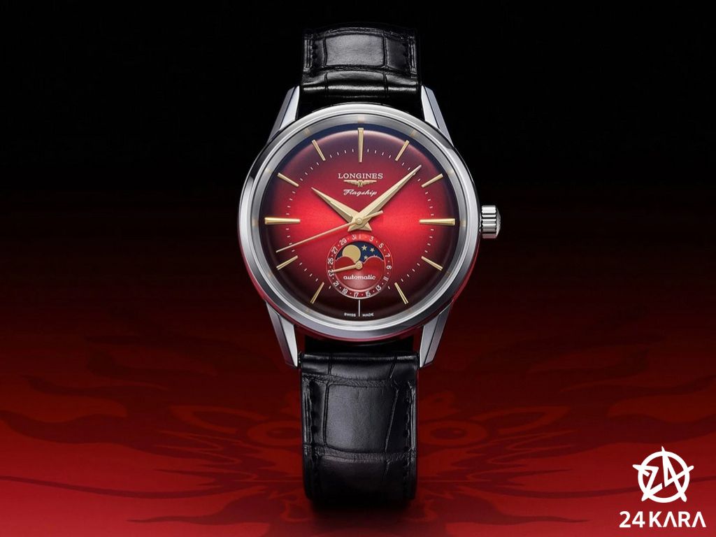 Giới thiệu đồng hồ Longines Heritage Flagship Moonphase Year of the Dragon L4.815.4.09.2 mới