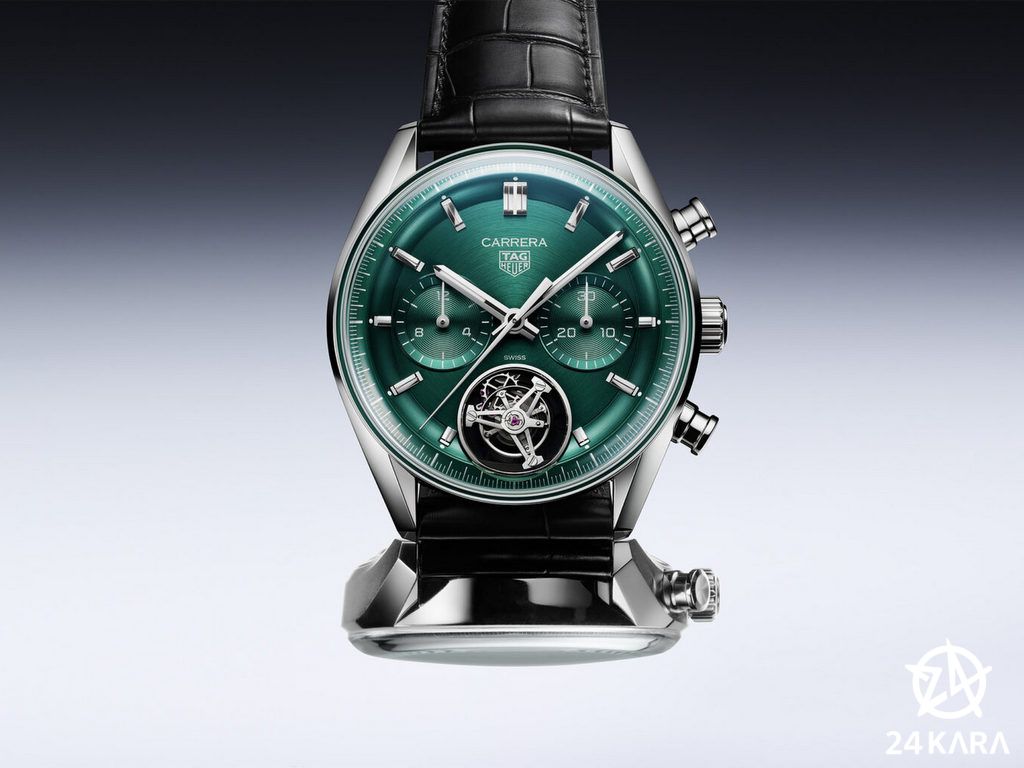 Giới thiệu đồng hồ Tag Heuer Carrera Chronograph Tourbillon Glassbox CBS5011.FC6566 mới