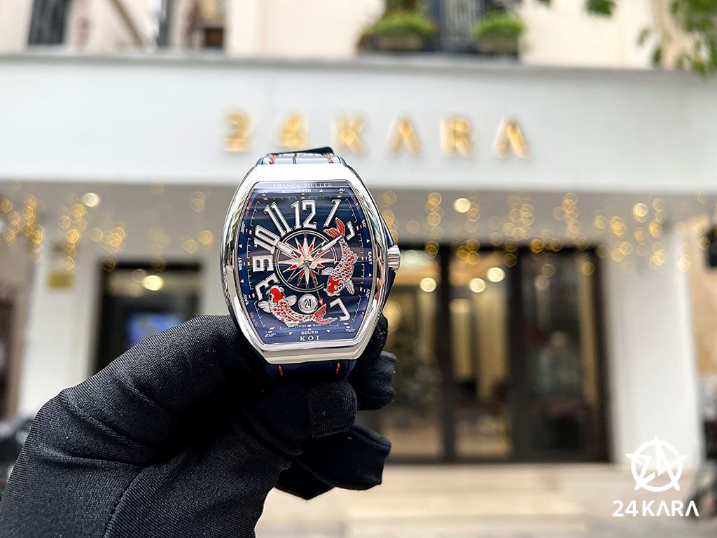 Review chi tiết đồng hồ Franck Muller Vanguard V41 YT SC DT AC EL Koi Song Ngư
