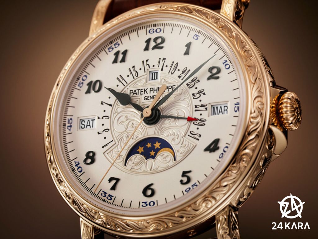 Giới thiệu đồng hồ Patek Philippe Retrograde Perpetual Calendar Rare Handcrafts 5160/500R-001 mới