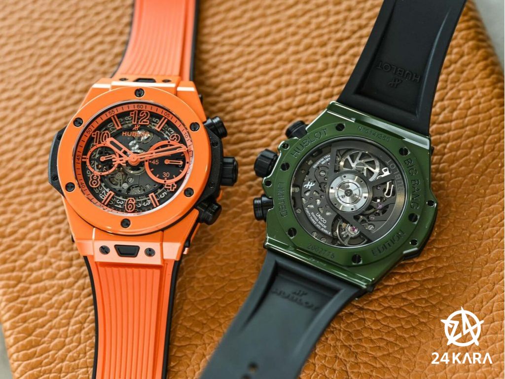 Giới thiệu bộ đôi·đồng hồ Hublot Big Bang Unico Orange và Dark Green Ceramic mới