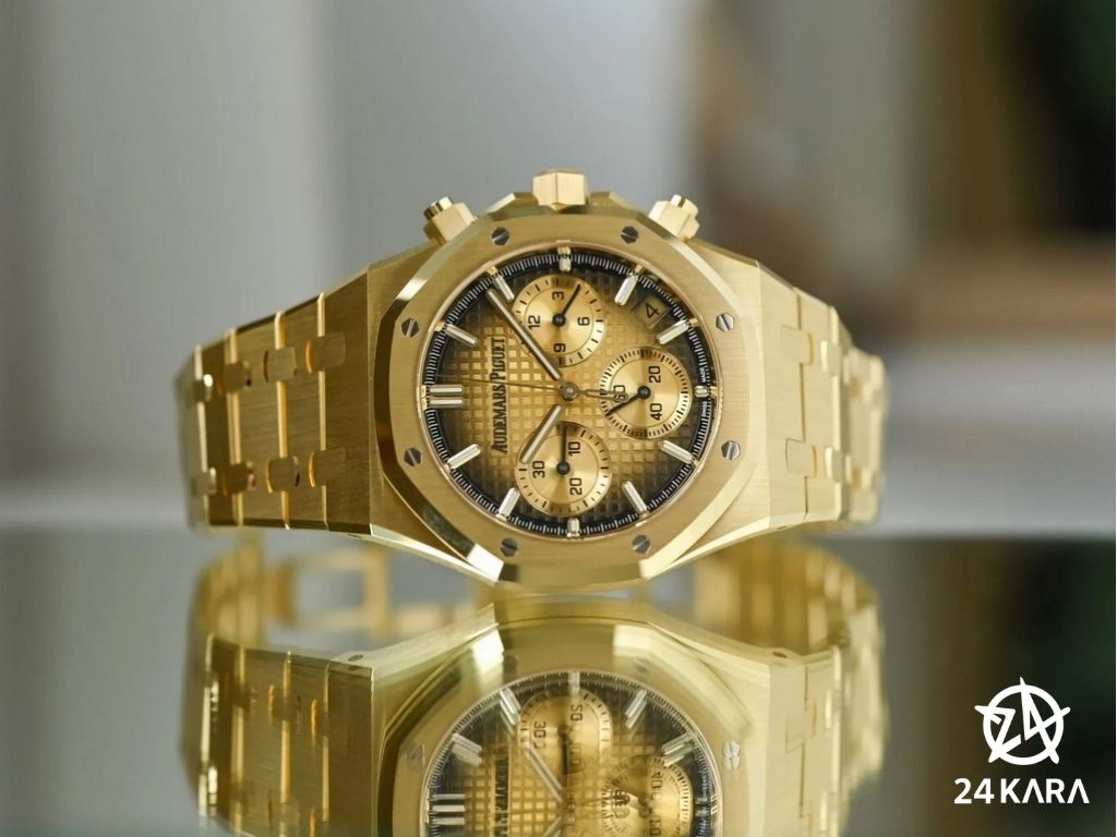 Giới thiệu đồng hồ Audemars Piguet Royal Oak Chronograph 41mm Yellow Gold 26240BA.OO.1320BA.02 mới