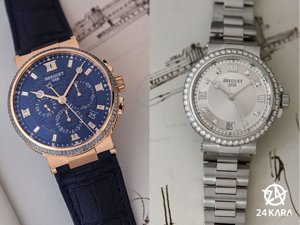 Giới thiệu 2 mẫu đồng hồ Breguet Marine Chronograph 5529 & Dame 9518 mới