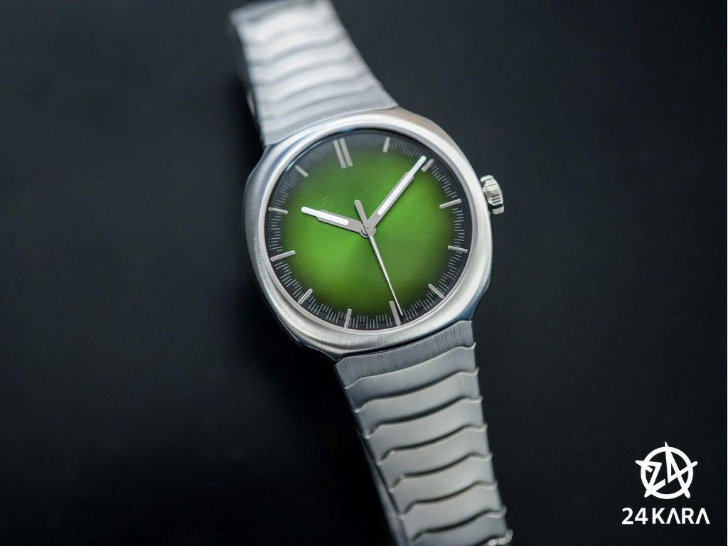 Giới thiệu các mẫu đồng hồ H. Moser & Cie. Streamliner Centre Seconds Matrix Green & Purple Haze mới