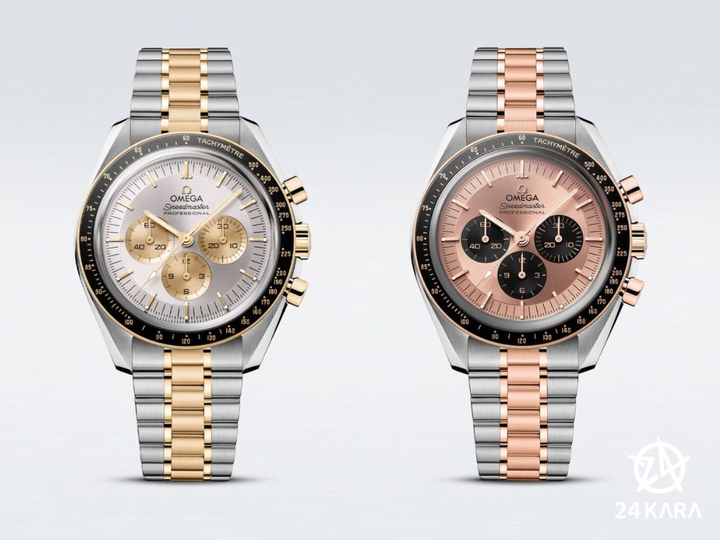 Giới thiệu các mẫu đồng hồ Omega Speedmaster Professional Moonwatch thép và vàng mới