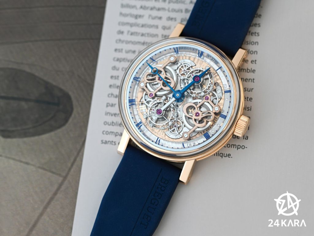 Giới thiệu đồng hồ Breguet Classique Double Tourbillon “Quai de l’Horloge” 5345BR/1S/5XU mới