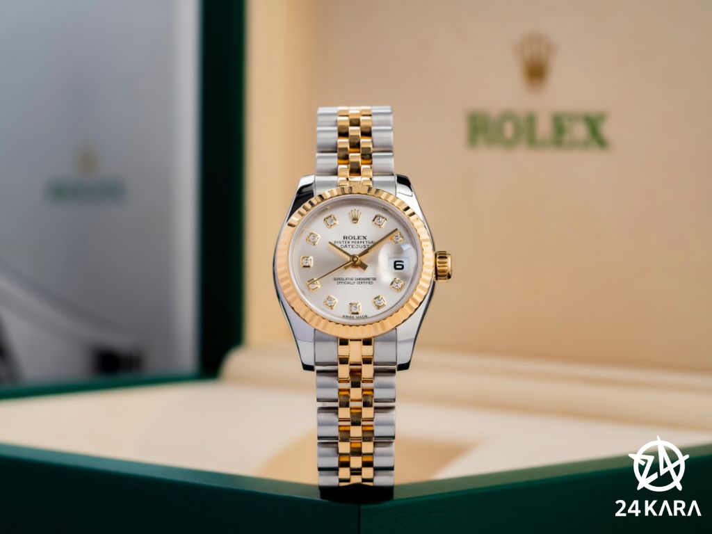 Review chi tiết đồng hồ Rolex Lady Datejust 179173